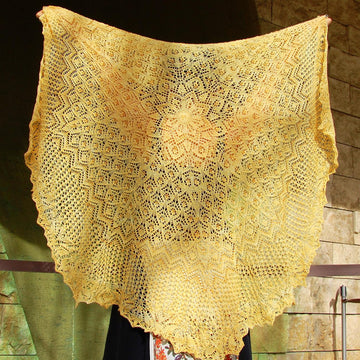 Ju Hua, a circle shawl
