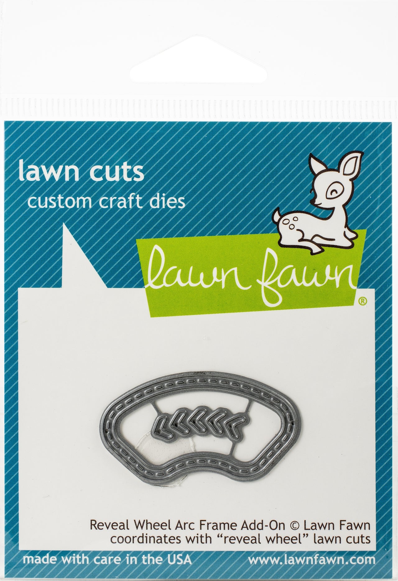 Lawn Fawn Lawn Cuts Custom Craft Die - Reveal Wheel: Arc Frame Add-On