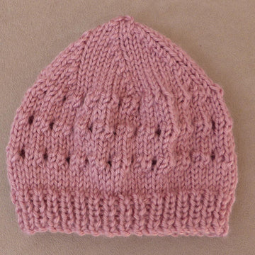 Poppy - Babies eyelet stitch beanie