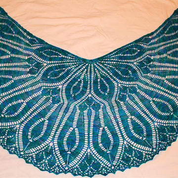 The Old Double Diamond Lace Shawl