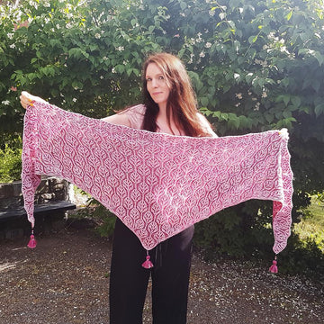 Josie's garden shawl