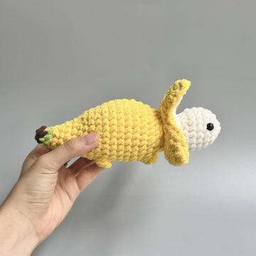 Bundle 4 in 1 No Sew Bananasaurus Crochet Pattern