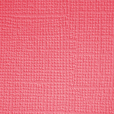 Doodlebug Textured Cardstock 12"X12" 25/Pkg - Watermelon