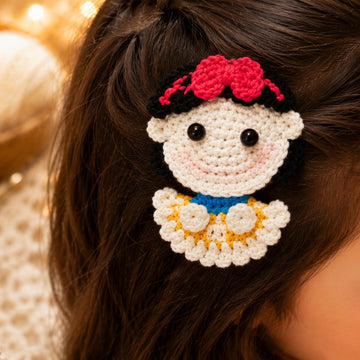 Crochet Doll Hair Clip Pattern PDF + Video Tutorial