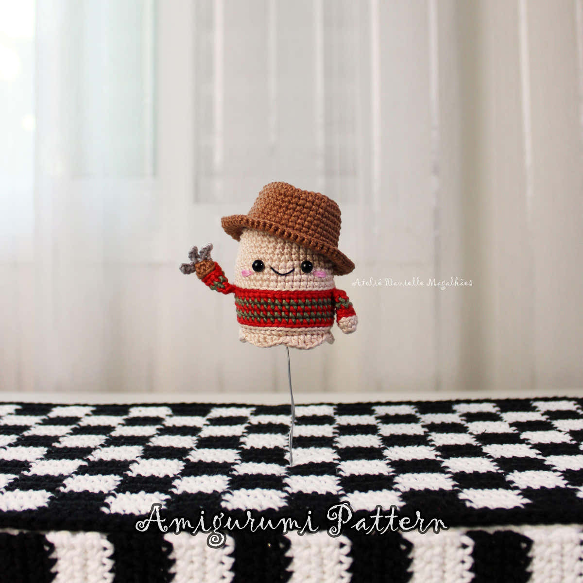 Freddy Boo Crochet Pattern PDF, Tiny Spooky Ghost Amigurumi, Easy Halloween Crochet Pattern