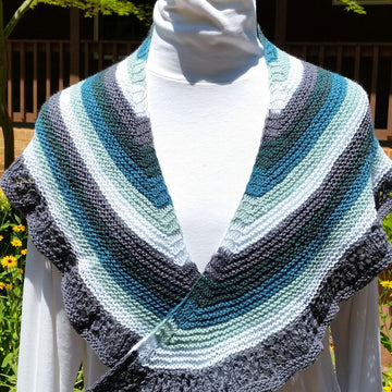 Kingfisher Shawlette