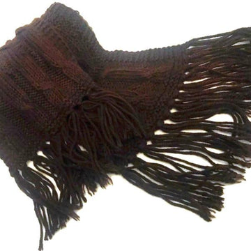 Reversible Cable Knit Scaf