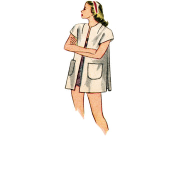 Simplicity S8932 Misses Vintage Bikini Top, Shorts, Wrap, Skirt and Coat - Sewing Pattern
