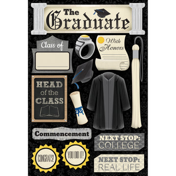 Karen Foster Cardstock Stickers - The Graduate