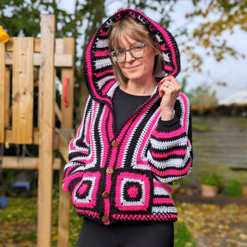 Solid Hexi Cardi