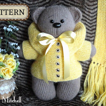 Toy Animal Pattern Knitted Bear