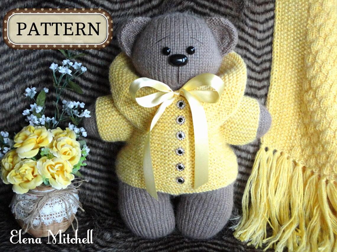 Toy Animal Pattern Knitted Bear