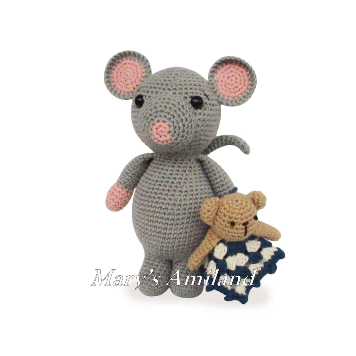 Julius Mouse the Ami - Amigurumi Crochet Pattern
