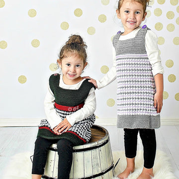 Houndstooth Jumper Dress