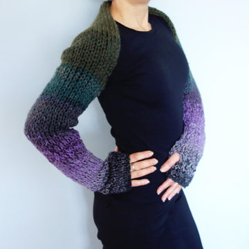 Multicolored Fit Shrug