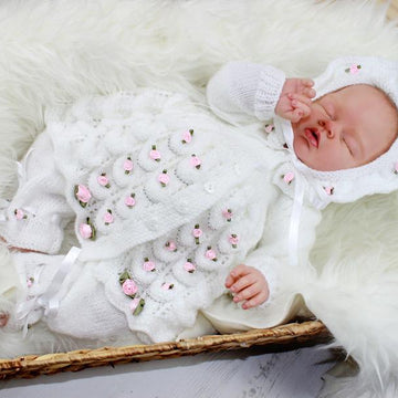Knitting Pattern baby jacket, hat and leggings UK & USA Terms #45