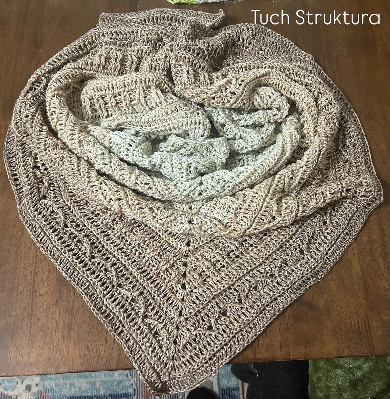 Wintertuch STRUKTURA