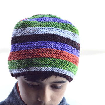 Knitted Log Hat