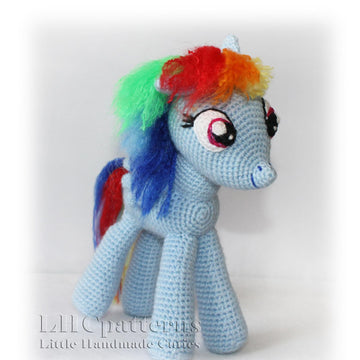 Rainbow Dash Pony Horse Crochet Pattern