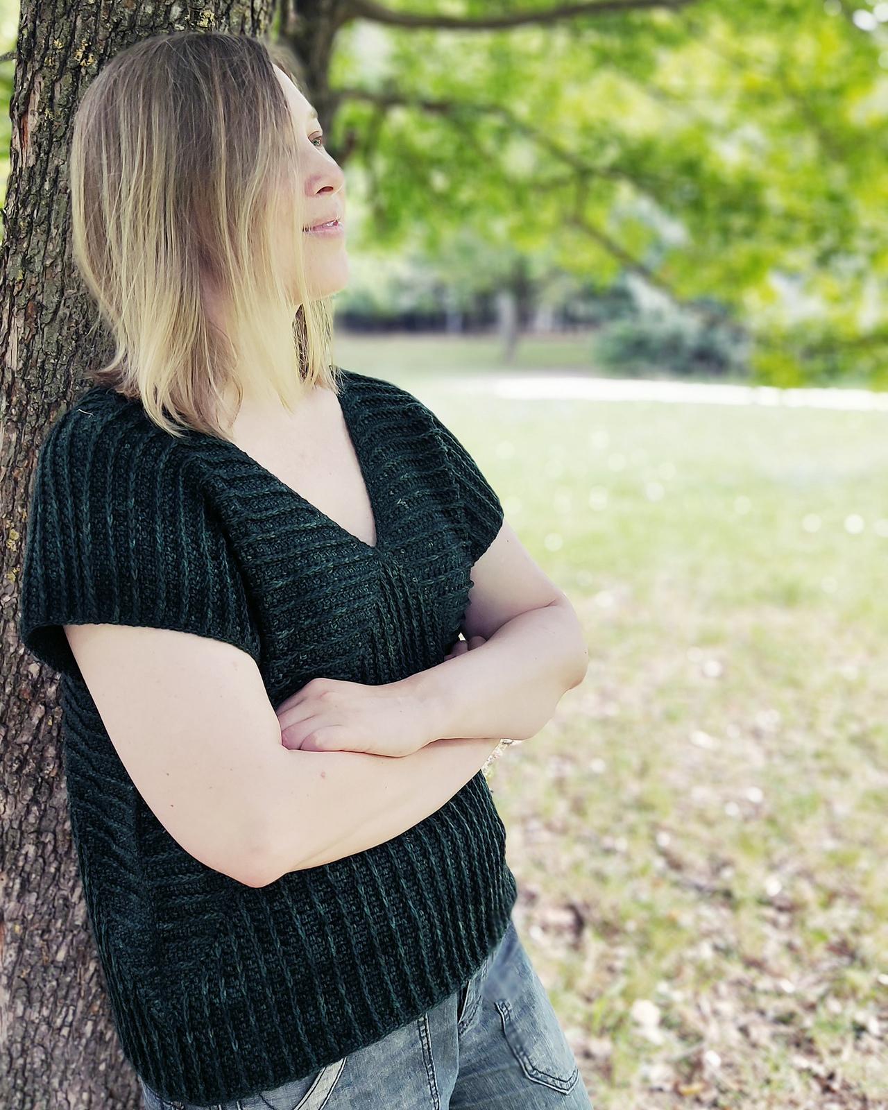 Linen Leaf top