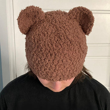 Fluffy Baby Bear Beanie