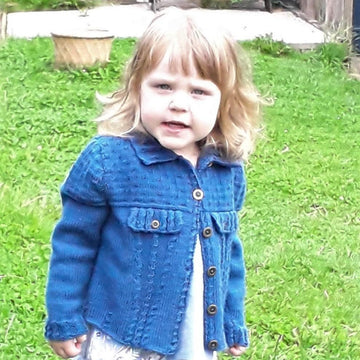 Denim Style Toddler Cardigan