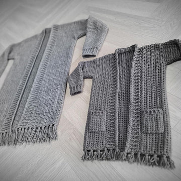 Women's Long Cardigan Easy XS - 3XL (UK 8-26)