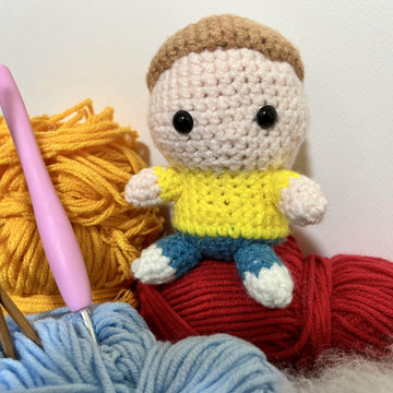 Rick and Morty - Morty the henchmen crochet doll