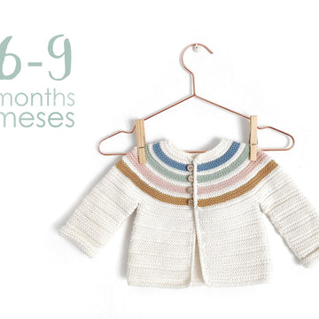 Size 6-9 months - Ginger Crochet Jacket