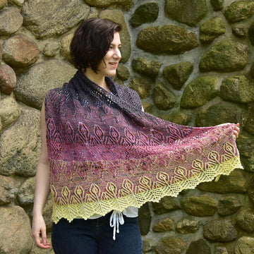 Berry Crumble Shawl