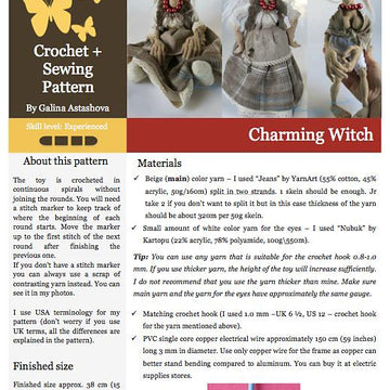 081 Charming witch Amigurumi