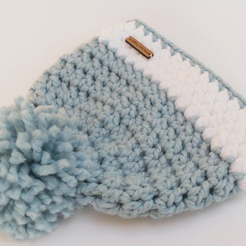 Crochet hat pattern Nordic Snow Hat USA