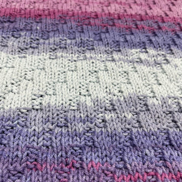 Mock Cable Baby Blanket