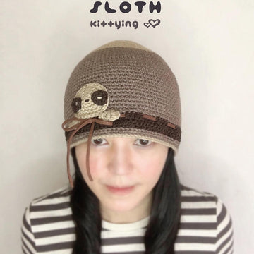 Sloth Adult Beanie / Hat / Bucket / Cap / Toque by Kittying