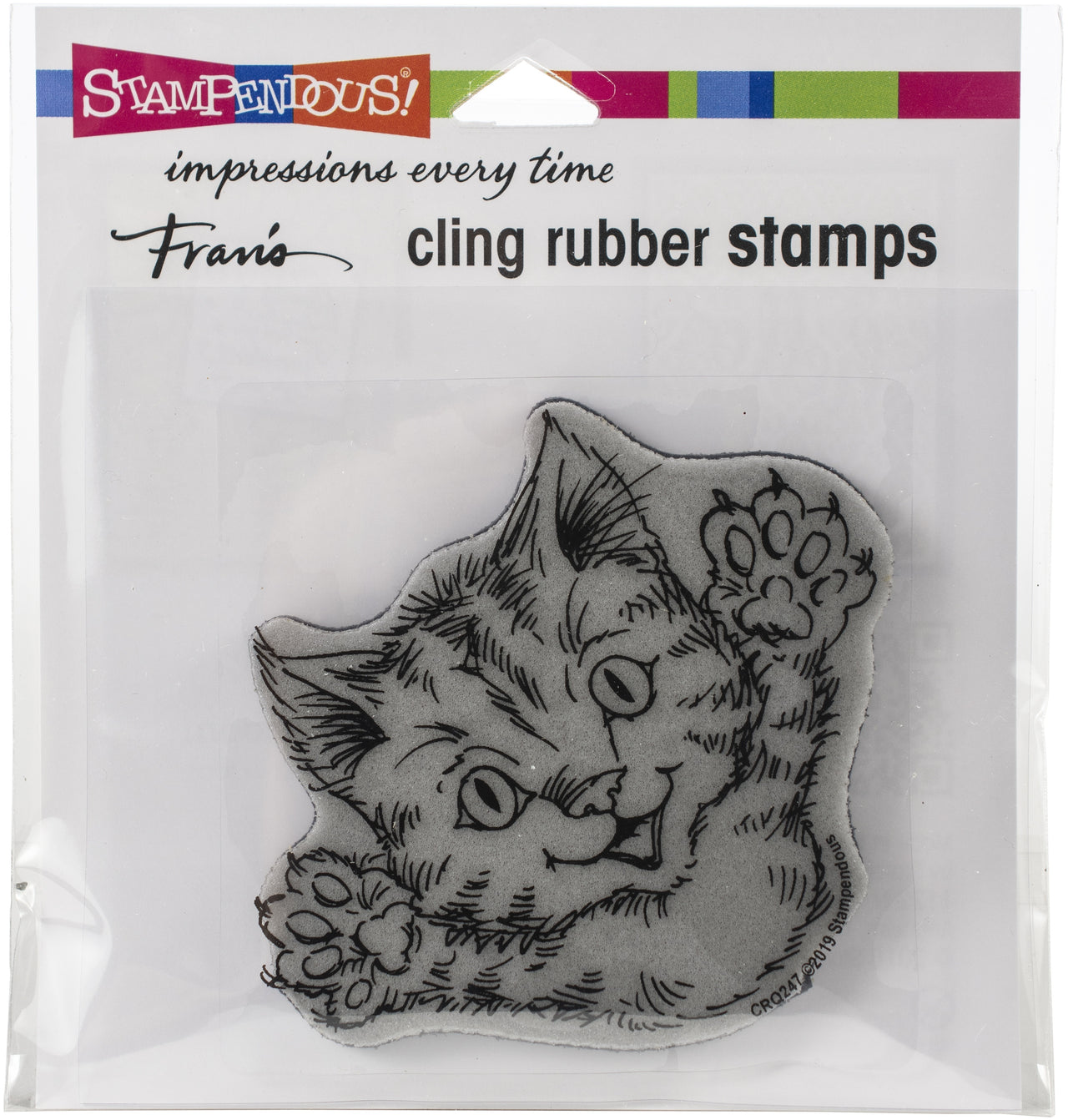 Stampendous Cling Stamp - Cat Attack