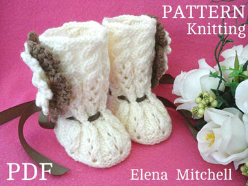 Knitted Baby Booties Baby Girl Shoes Pattern
