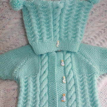 Ripples and Waves Baby Sweater