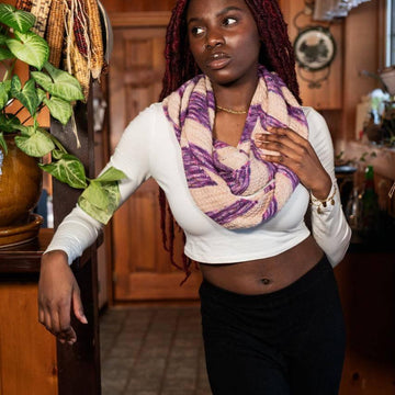 Bis-Bias Infinity Scarf