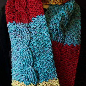 Cozy Cabled Scarf