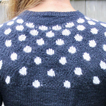 Polka Dot Crew Neck