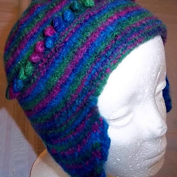 Felted Thrum-fun Hat