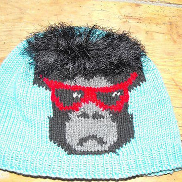 MADMONKEYKNITTER BEANIE HAT KNITTING PATTERN - MADMONKEYKNITS.COM