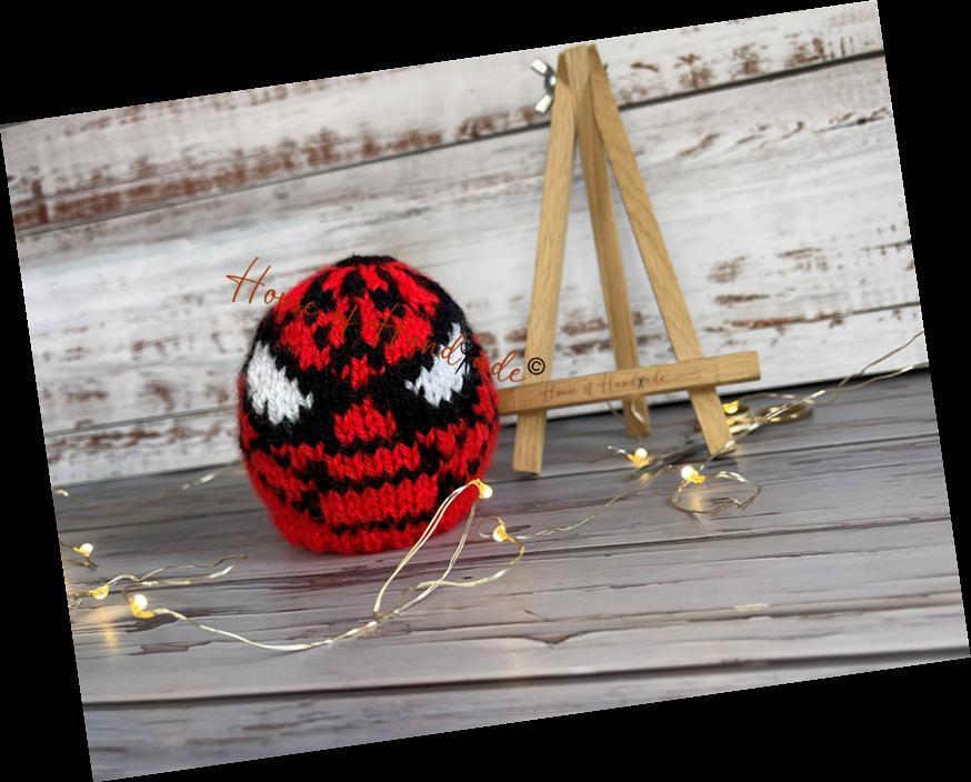 Web Shooter Chocolate Orange Cover Knitting Pattern