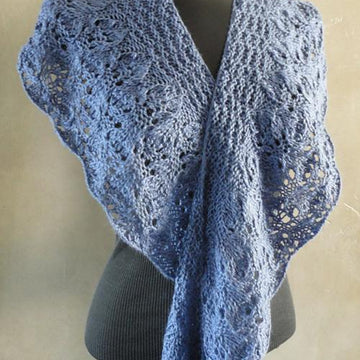 #129 Dreamy Ruffled Alpaca Scarf