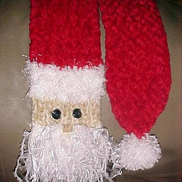 Santa Scarf - Knitting Board