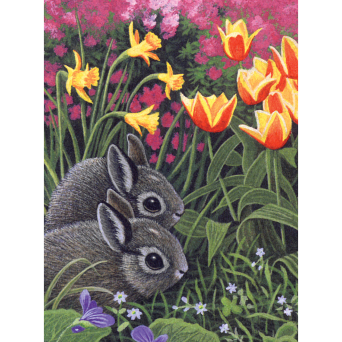 Royal Brush Junior Small Paint By Number Kit 8.75"X11.75" - Spring Bunnies