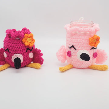 Flamingo Trinket Pouch & Cozy
