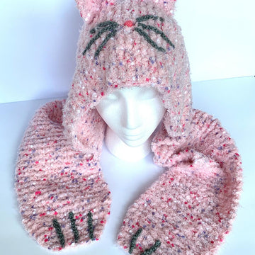 Cat’s Meow Hooded Scarf