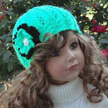Knitting PATTERN Knitted Hat Girls Hats Womens Hats