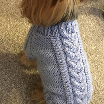 Sky Blue Dog Sweater
